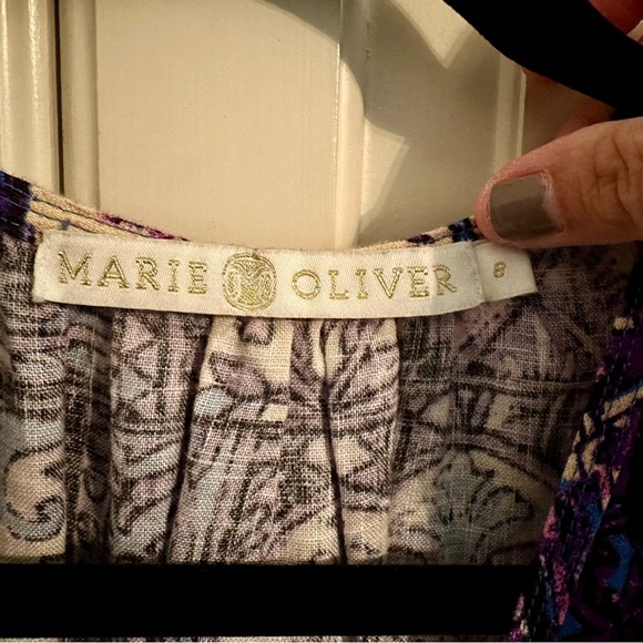 NWOT Marie Oliver purple Natalie dress small - Picture 2 of 7